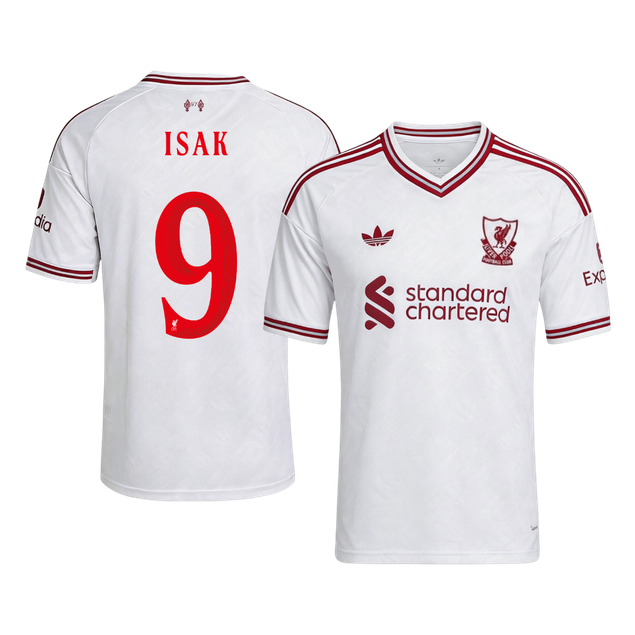 Męska koszulka Liverpoolu wyjazdowa ISAK #9 2026/27 - UCL