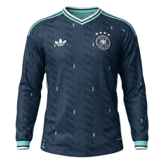 Męska Koszulka Wyjazdowa Germany 2026 z Długim Rękawem - World Cup