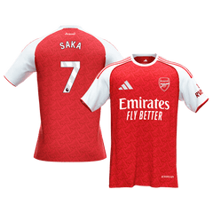 Męska Koszulka Domowa Arsenal SAKA #7 2025/26 [PREMIUM]