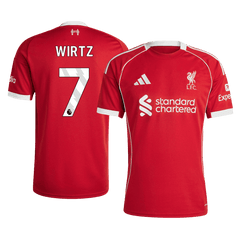 Męska Koszulka Domowa Liverpool WIRTZ #7 2025/26 - Topowe Koszulki Pilkarskie Sklep Internetowy