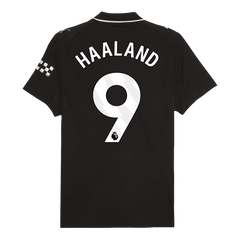 Męska Koszulka Wyjazdowa Manchester City HAALAND #9 Wersja Piłkarska 2025/26 - Slim Fit - Topowe Koszulki Pilkarskie Sklep Internetowy