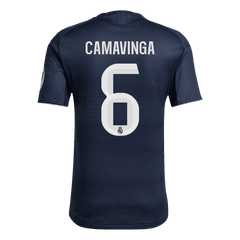 Męska Koszulka Wyjazdowa Real Madrid CAMAVINGA #6 Wersja Piłkarska 2025/26 - Slim Fit - Topowe Koszulki Pilkarskie Sklep Internetowy