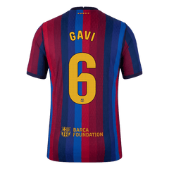 Męska domowa koszulka FC Barcelony 2026/27 – GAVI #6 (wersja zawodnicza)
