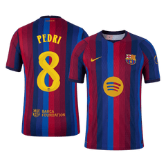 Męska domowa koszulka FC Barcelony 2026/27 – PEDRI #8 (wersja zawodnicza, UCL)