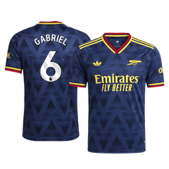Męska wyjazdowa koszulka Arsenalu 2026/27 – GABRIEL #6 (wersja zawodnicza)