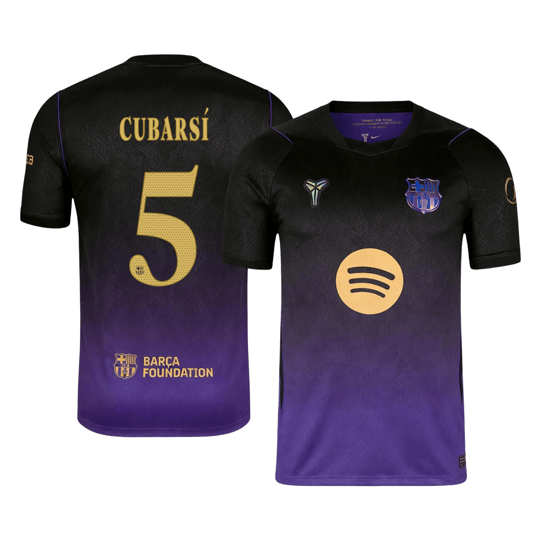 Męska wyjazdowa koszulka FC Barcelony 2026/27 – CUBARSÍ #5 (UCL)