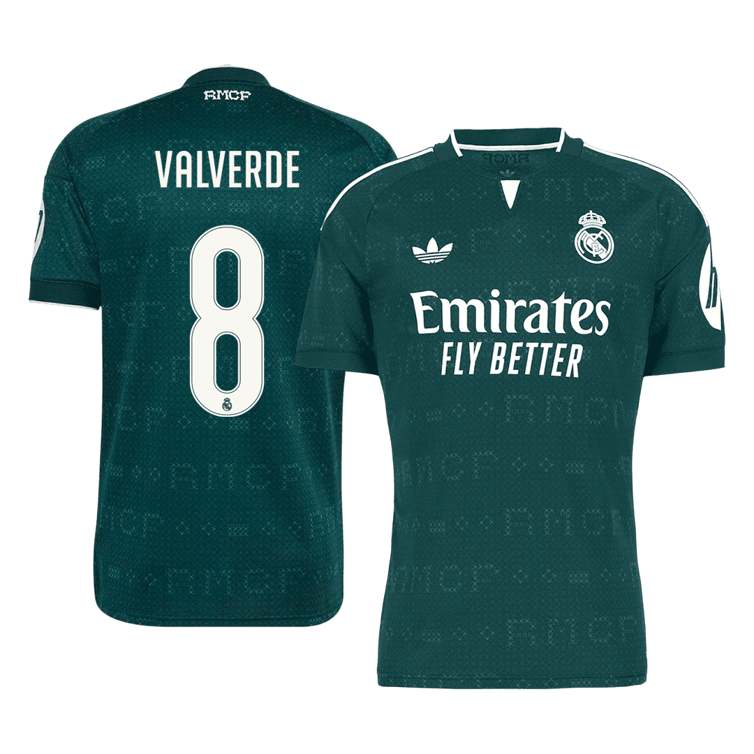 Męska wyjazdowa koszulka Realu Madryt 2026/27 – VALVERDE #8