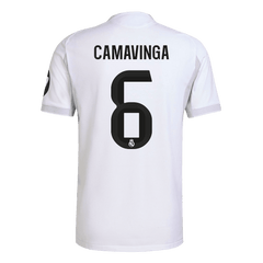 Męska Koszulka Domowa Real Madrid CAMAVINGA #6 Wersja Piłkarska 2025/26 - Slim Fit - Topowe Koszulki Pilkarskie Sklep Internetowy