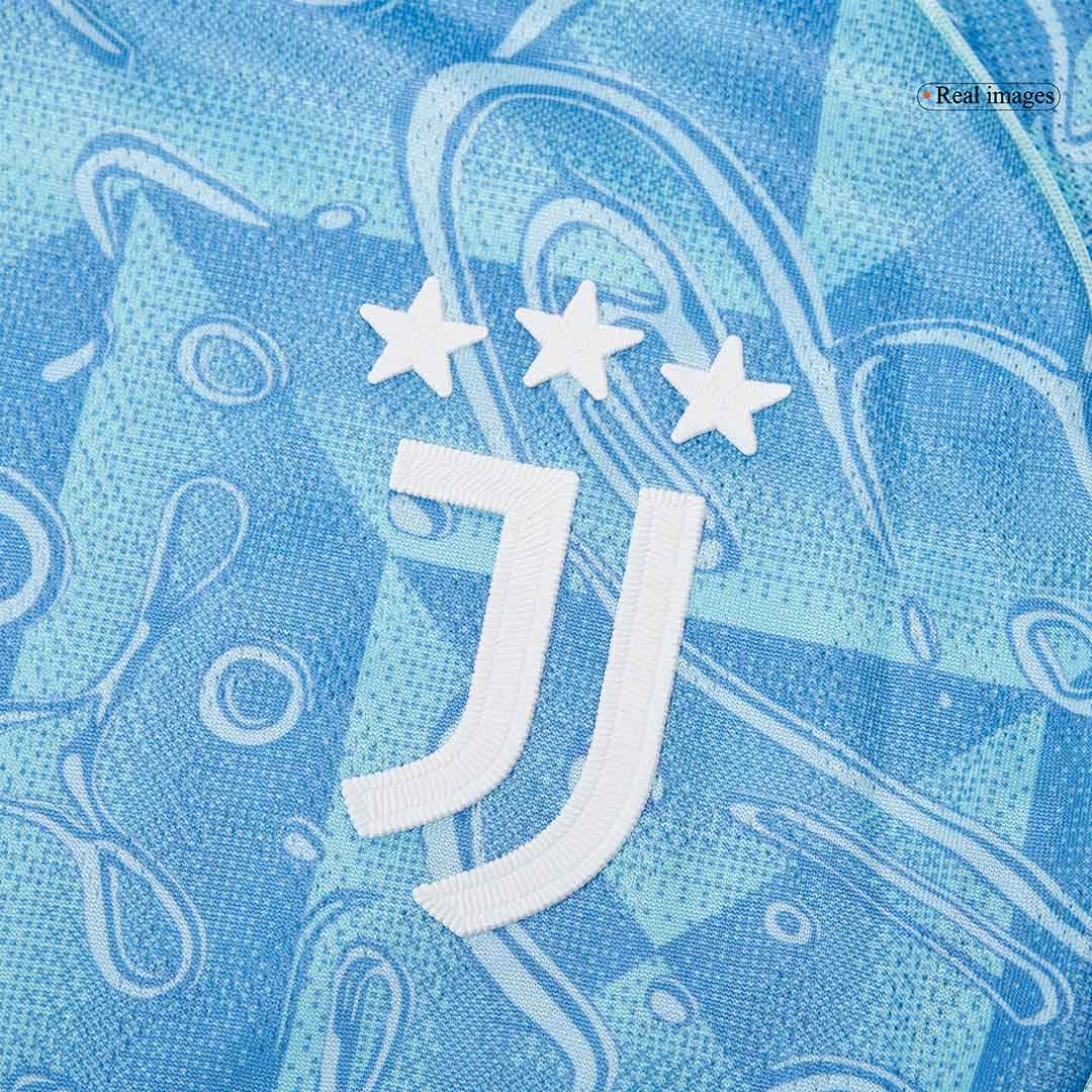 Męska Koszulka Wyjazdowa Juventus Wersja Piłkarska 2025/26 - Slim Fit - Topowe Koszulki Pilkarskie Sklep Internetowy