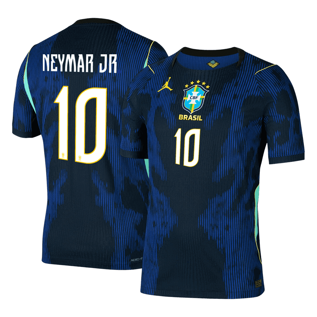 Męska koszulka Brazylii wyjazdowa NEYMAR JR #10 wersja zawodnicza - Mundial 2026