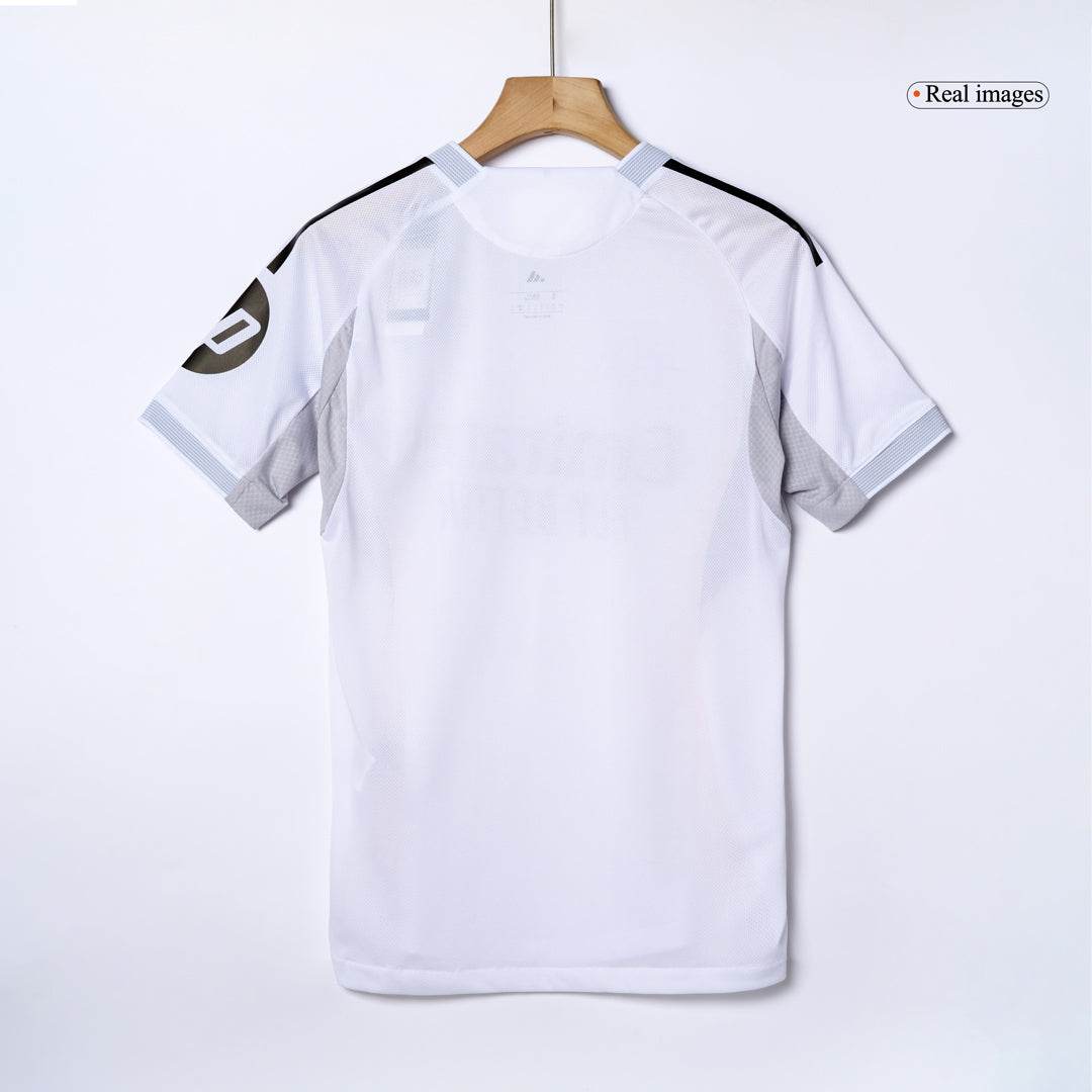 Męska Koszulka Domowa Real Madrid TCHOUAMENI #14 Wersja Piłkarska 2025/26 - Slim Fit - Topowe Koszulki Pilkarskie Sklep Internetowy