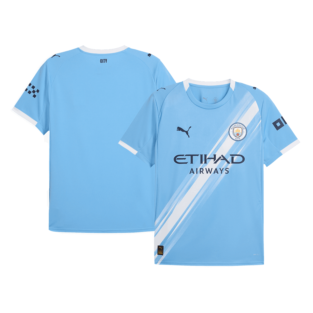 Męska Koszulka Domowa Manchester City 2025/26 - Topowe Koszulki Pilkarskie Sklep Internetowy
