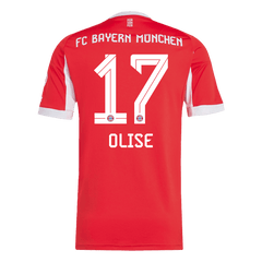 Męska Koszulka Domowa Bayern Munich OLISE #17 2025/26 [PREMIUM] - Topowe Koszulki Pilkarskie Sklep Internetowy