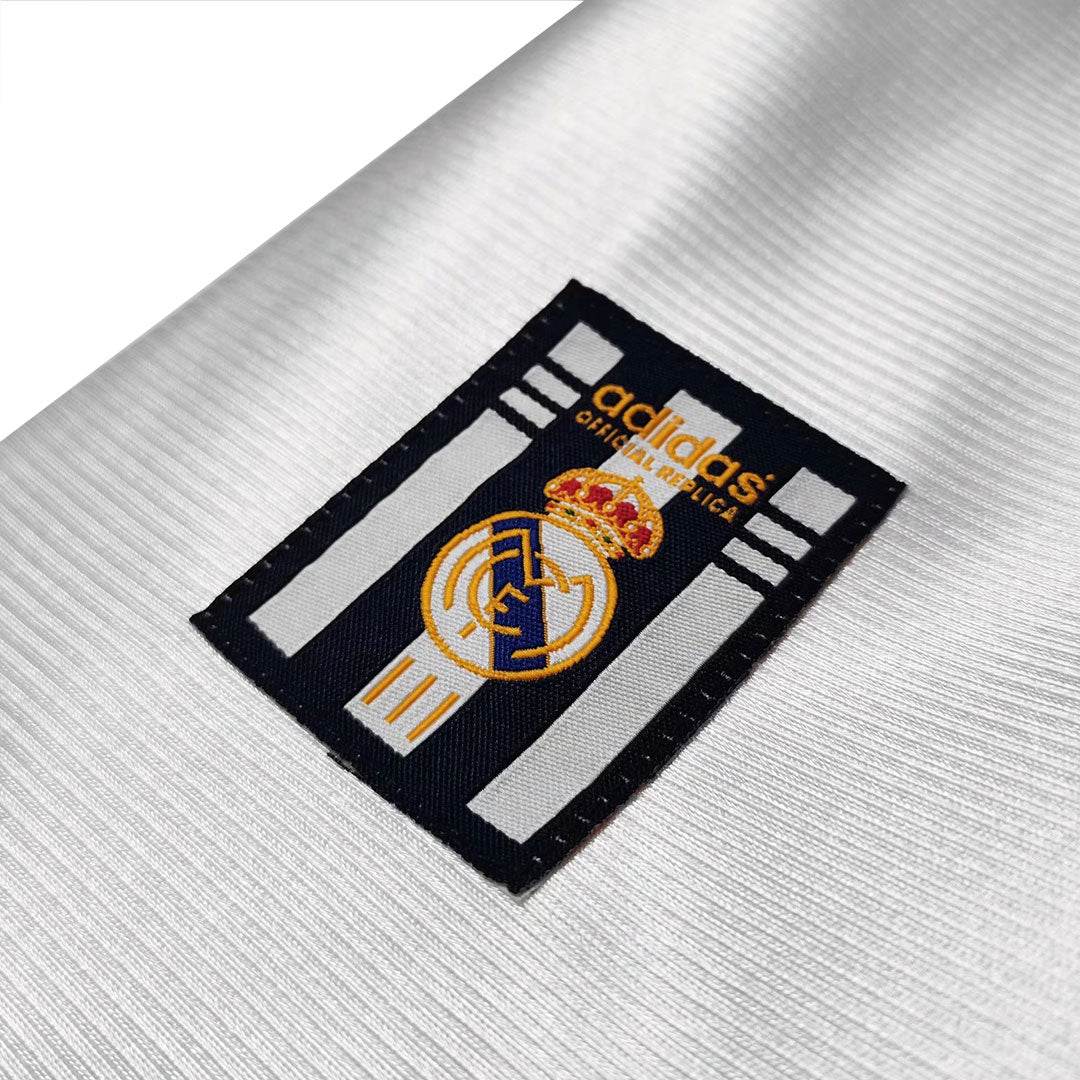 Męska Koszulka Retro Domowa Real Madrid RAUL #7 1999/00 - Topowe Koszulki Pilkarskie Sklep Internetowy