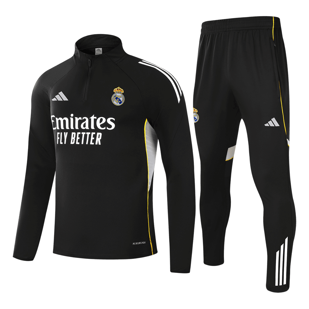 Męski Zestaw Treningowy Real Madrid (Kurtka+Spodnie) 2025/26 - Topowe Koszulki Pilkarskie Sklep Internetowy