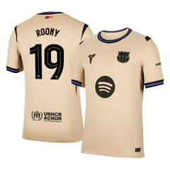 Męska Koszulka Wyjazdowa Barcelona ROONY #19 2025/26 - UCL
