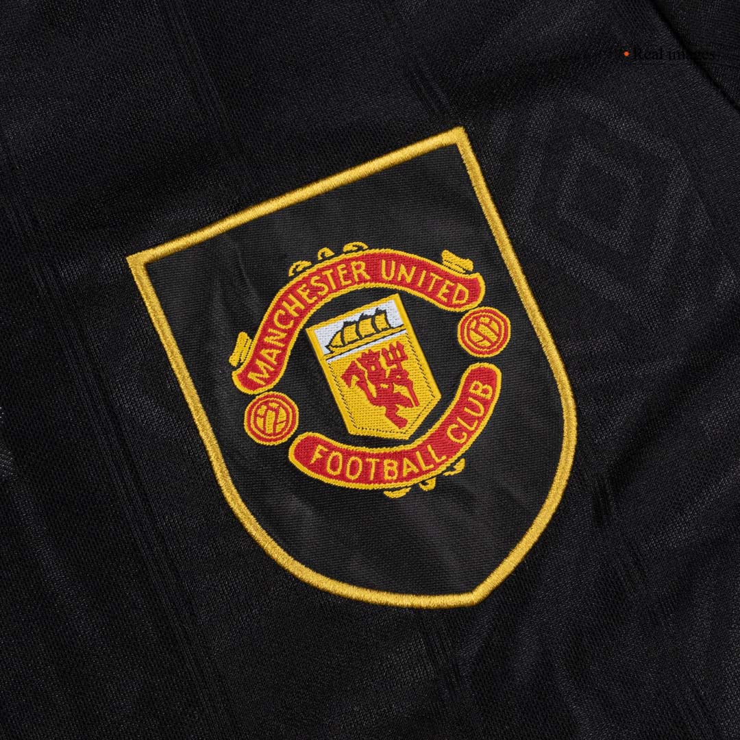 Męska Koszulka Retro Wyjazdowa Manchester United 1993/94
