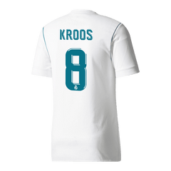 Męska Koszulka Retro Domowa Real Madryt KROOS #8 2017/18 - Topowe Koszulki Pilkarskie Sklep Internetowy