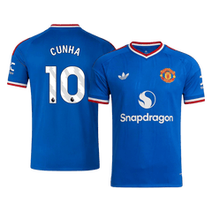 Męska wyjazdowa koszulka Manchesteru United 2026/27 – CUNHA #10