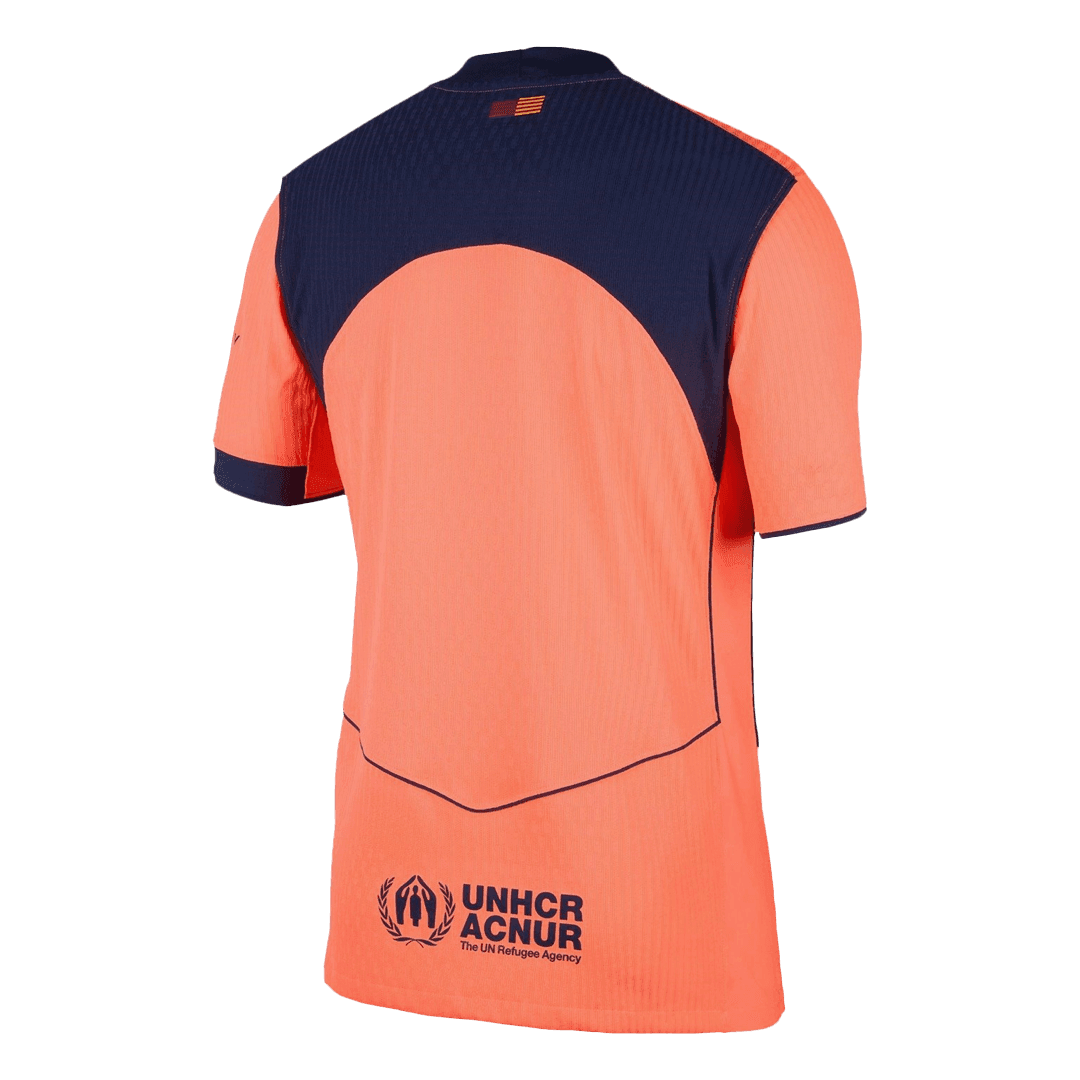 Męska Koszulka Trzecia Wyjazdowa Barcelona Wersja Piłkarska 2025/26 - Slim Fit - Topowe Koszulki Pilkarskie Sklep Internetowy