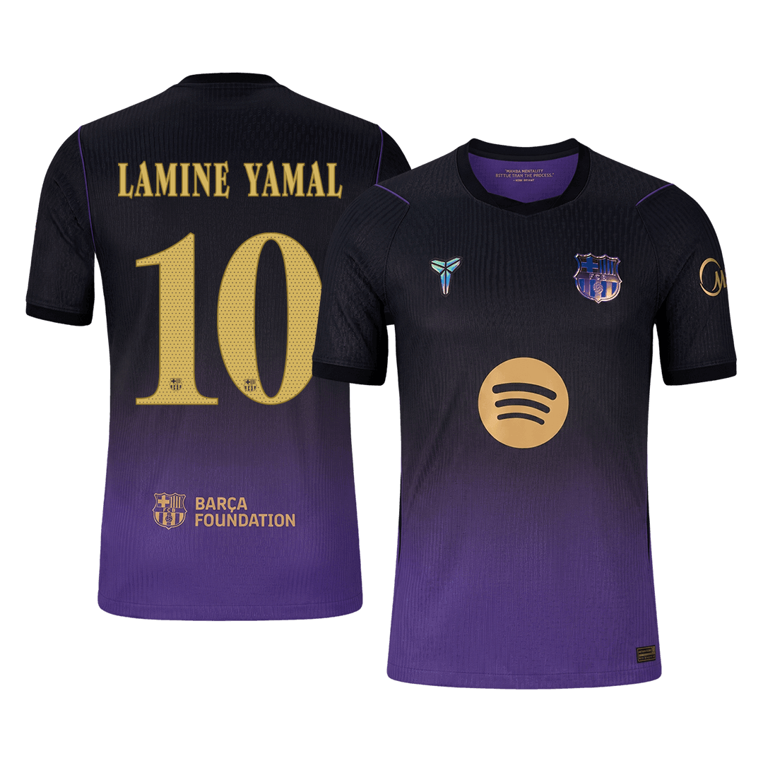 Męska wyjazdowa koszulka FC Barcelony 2026/27 – LAMINE YAMAL #10 (wersja zawodnicza, UCL)