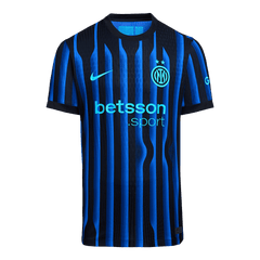 Męska Koszulka Domowa Inter Milan THURAM #9 Wersja Piłkarska 2025/26 - Slim Fit - Topowe Koszulki Pilkarskie Sklep Internetowy
