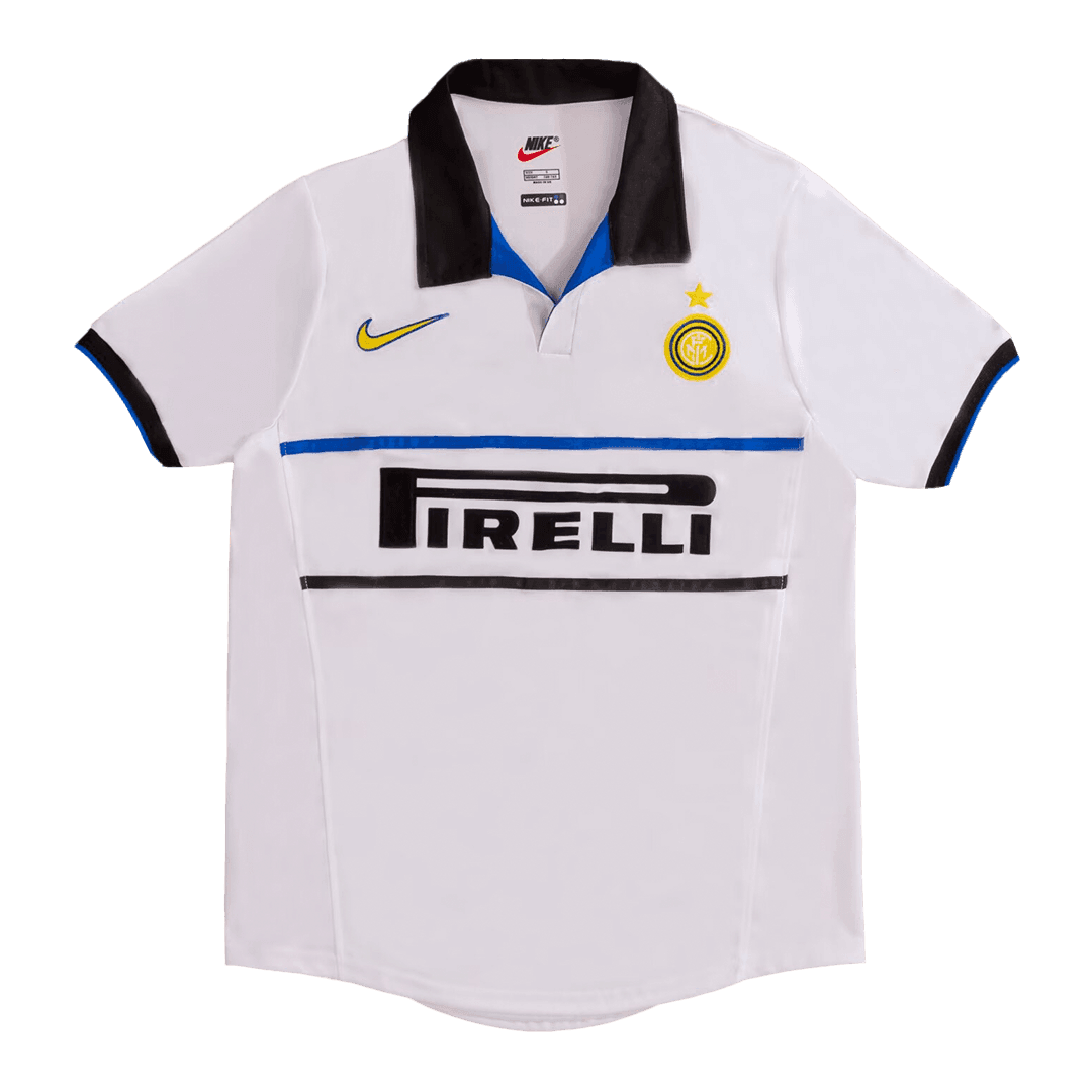 Męska wyjazdowa koszulka piłkarska Inter Mediolan Retro 1998/99 - Topowe Koszulki Pilkarskie Sklep Internetowy