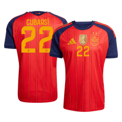 Męska koszulka Hiszpanii Champion Edition domowa CUBARSÍ #22 wersja zawodnicza - Mundial 2026