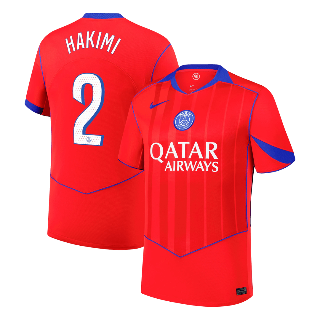 Męska Koszulka Trzecia Wyjazdowa PSG HAKIMI #2 2025/26