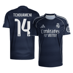 Męska Koszulka Wyjazdowa Real Madrid TCHOUAMENI #14 2025/26 - Topowe Koszulki Pilkarskie Sklep Internetowy