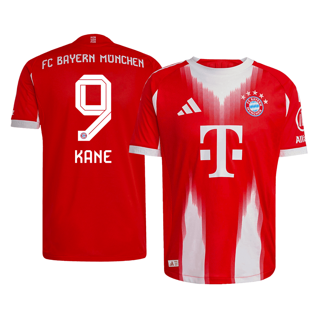 Męska Koszulka Domowa Bayern Monachium KANE #9 Wersja Piłkarska 2025/26 - Slim Fit - Topowe Koszulki Pilkarskie Sklep Internetowy