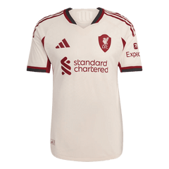 Męska Koszulka Wyjazdowa Liverpool GAKPO #18 Wersja Piłkarska 2025/26 - Slim Fit
