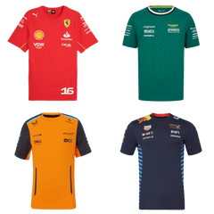Męska Koszulka F1 2024 – Ferrari, Aston Martin, Red Bull, McLaren - Topowe Koszulki Pilkarskie Sklep Internetowy