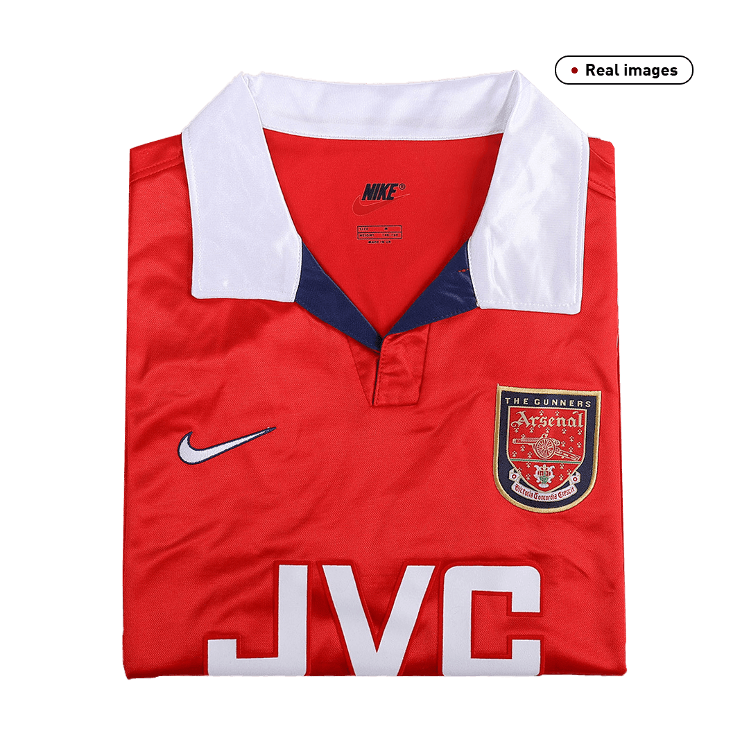 Męska Koszulka Retro Domowa Arsenal 1998/99 - Topowe Koszulki Pilkarskie Sklep Internetowy