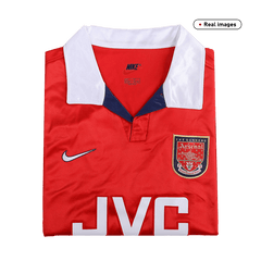 Męska Koszulka Retro Domowa Arsenal 1998/99 - Topowe Koszulki Pilkarskie Sklep Internetowy