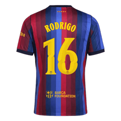 Męska domowa koszulka FC Barcelony 2026/27 – RODRIGO #16 (UCL)