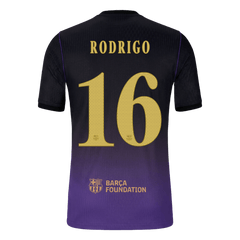 Męska wyjazdowa koszulka FC Barcelony 2026/27 – RODRIGO #16 (wersja zawodnicza, UCL)