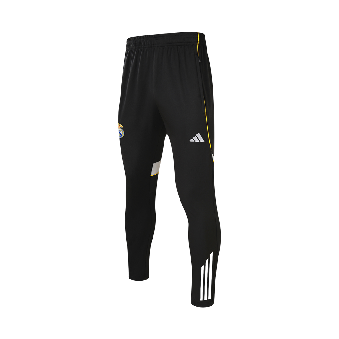 Juniorski Real Madrid Bluza z zamkiem Komplet Dresowy 2025/26 Czarny