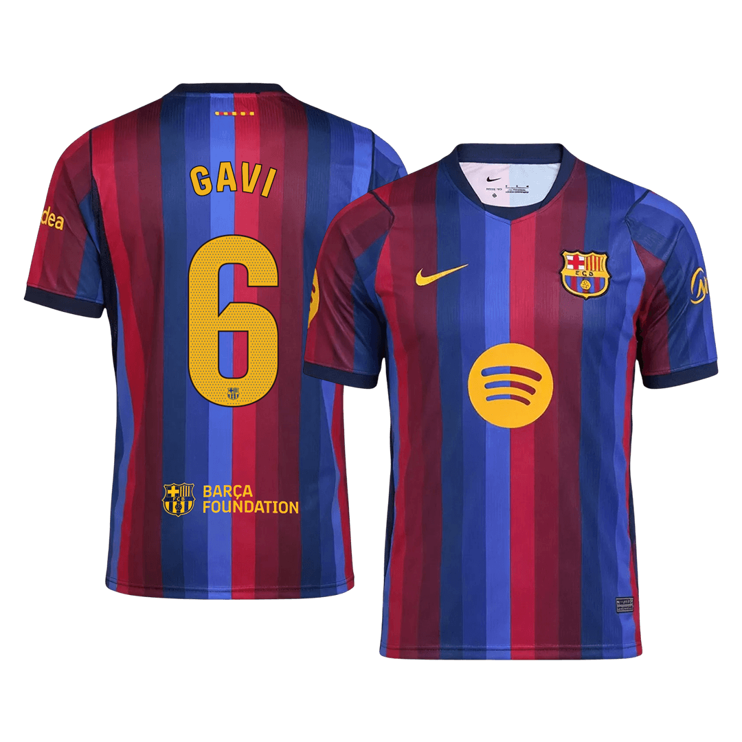 Męska domowa koszulka FC Barcelony 2026/27 – GAVI #6