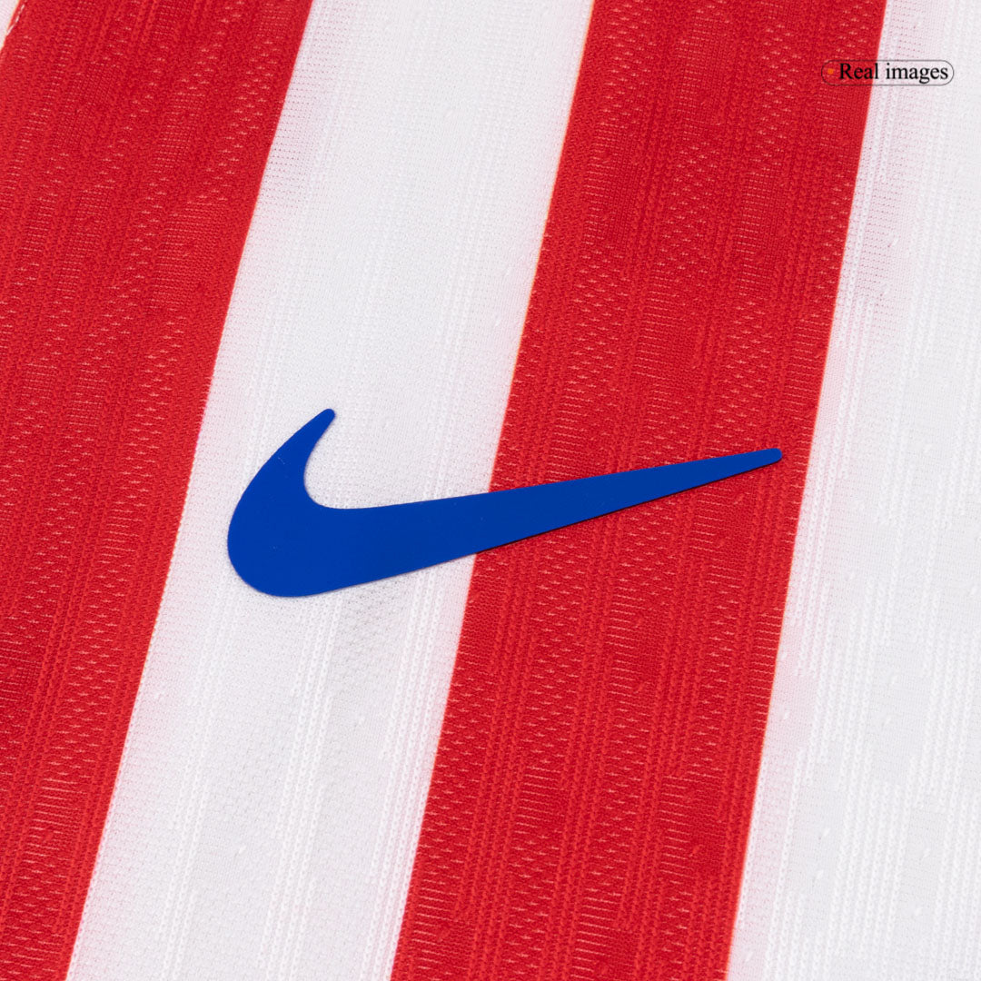 Męska Koszulka Domowa Atletico Madrid Wersja Piłkarska 2025/26 - Slim Fit