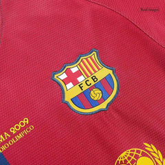 ETO'O #9 Męska retro koszulka piłkarska Barcelona domowa z sezonu 08/09 - UCL Final - Topowe Koszulki Pilkarskie Sklep Internetowy