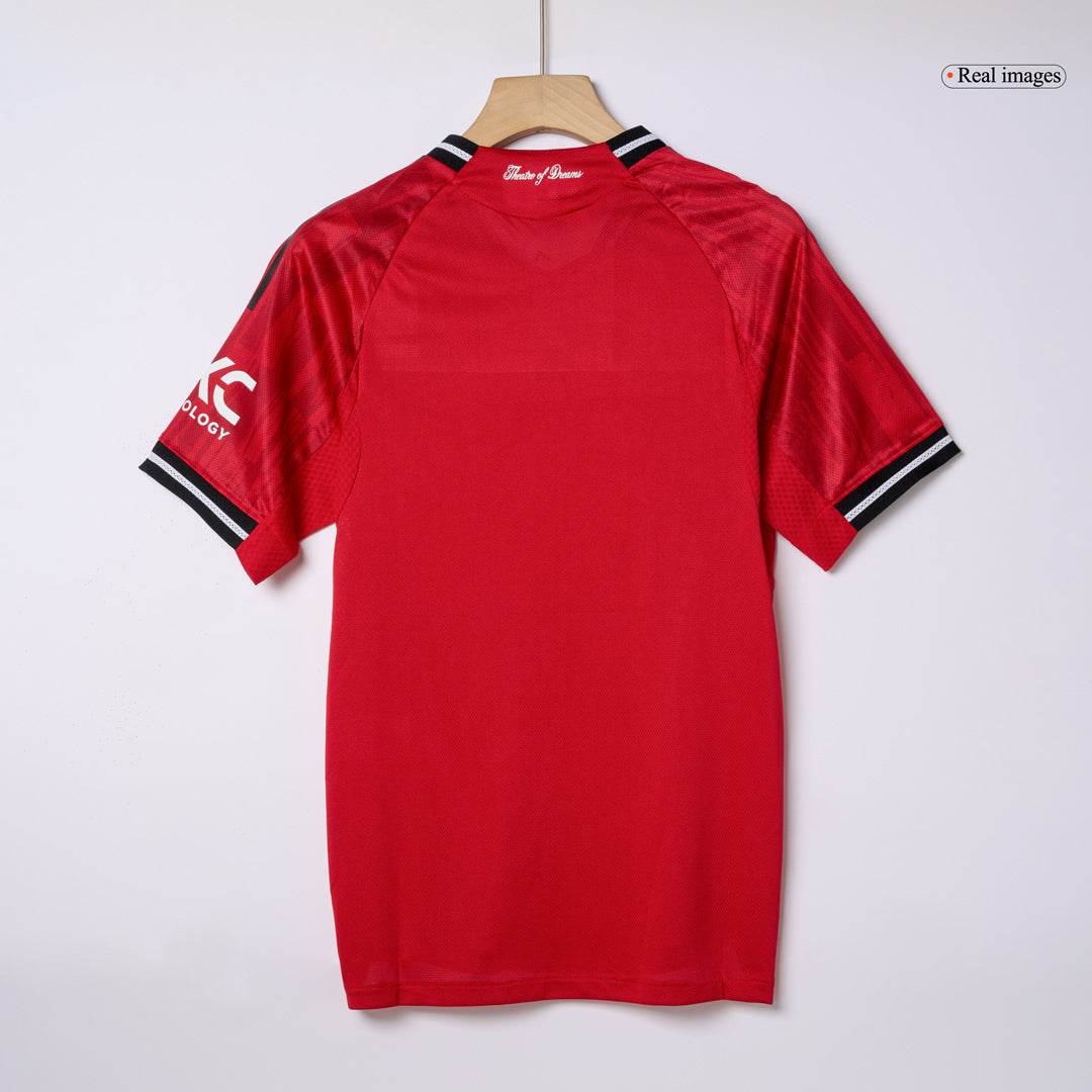 Męska Koszulka Domowa Manchester United Wersja Piłkarska 2025/26 - Slim Fit - Topowe Koszulki Pilkarskie Sklep Internetowy