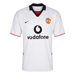 Męska Koszulka Retro Wyjazdowa Manchester United 2002/03
