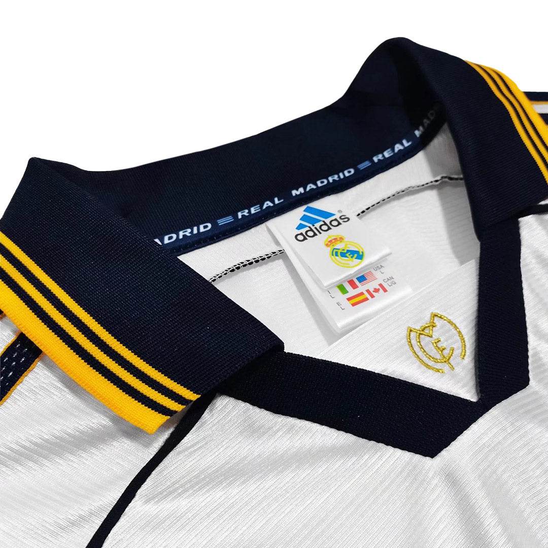 Męska Koszulka Retro Domowa Real Madrid 1999/00 - Topowe Koszulki Pilkarskie Sklep Internetowy