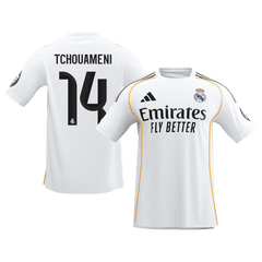 Męska Koszulka Domowa Real Madrid TCHOUAMENI #14 2025/26 [PREMIUM] - Topowe Koszulki Pilkarskie Sklep Internetowy