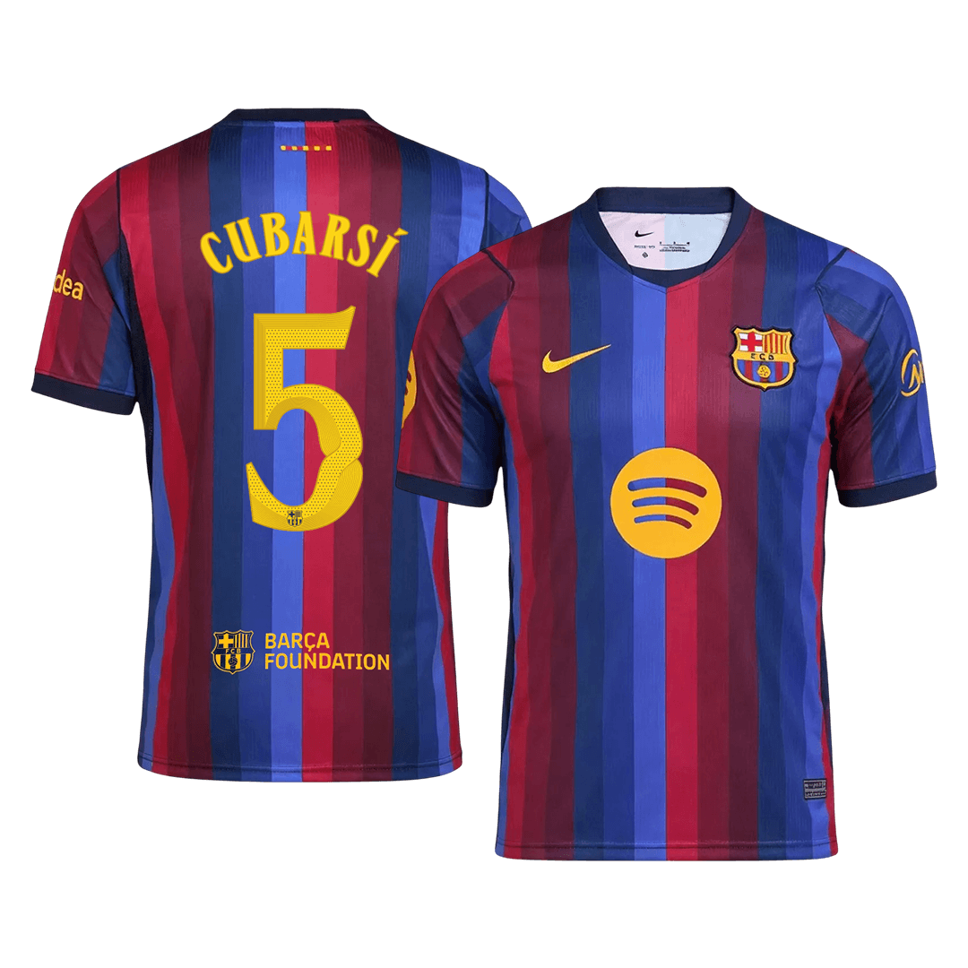 Męska domowa koszulka FC Barcelony 2026/27 – CUBARSÍ #5 (UCL)