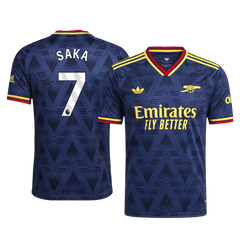 Męska wyjazdowa koszulka Arsenalu 2026/27 – SAKA #7 (wersja zawodnicza)