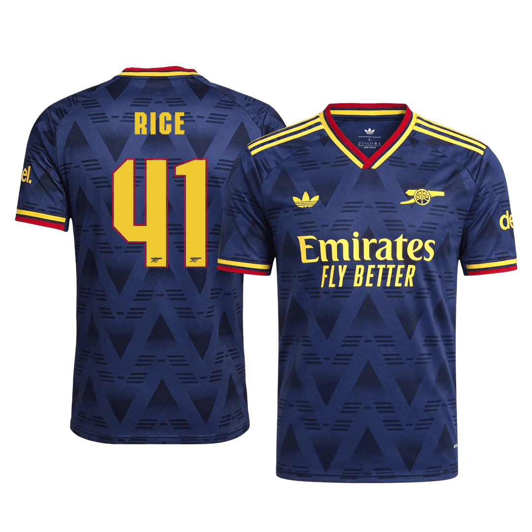 Męska wyjazdowa koszulka Arsenalu 2026/27 – RICE #41 (wersja zawodnicza, UCL)