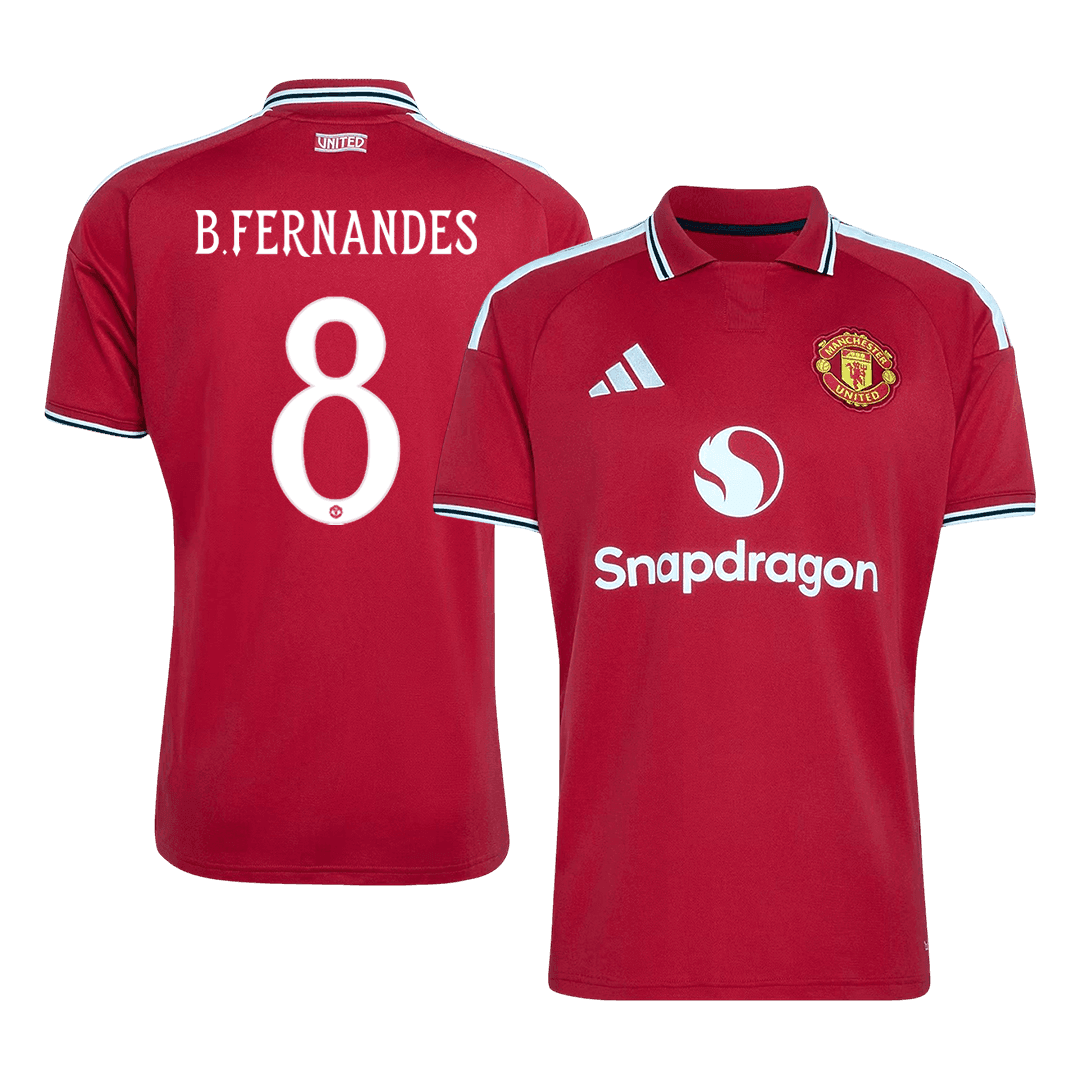Męska domowa koszulka Manchesteru United 2026/27 – B.FERNANDES #8 (UCL)