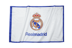 Flaga Real Madrid Biała - Topowe Koszulki Pilkarskie Sklep Internetowy